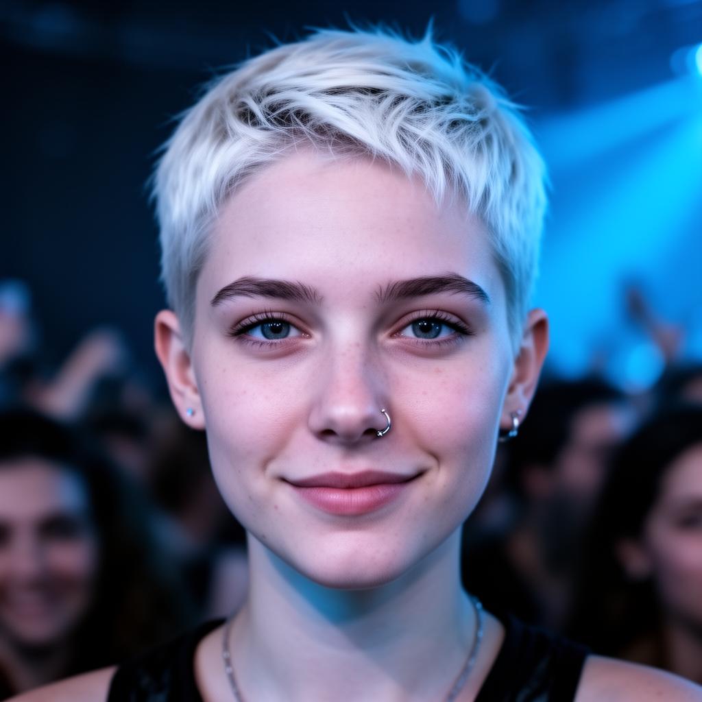 Fan portrait