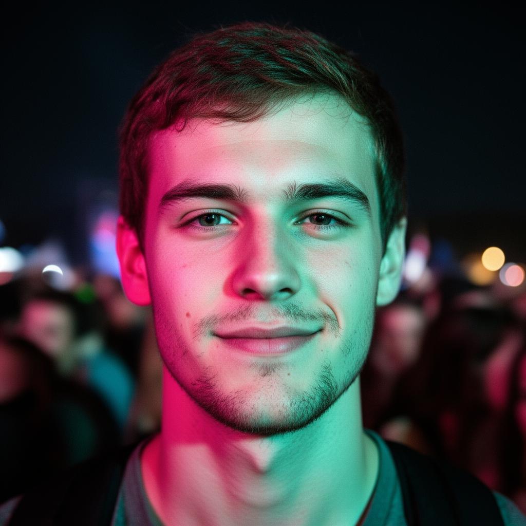 Fan portrait
