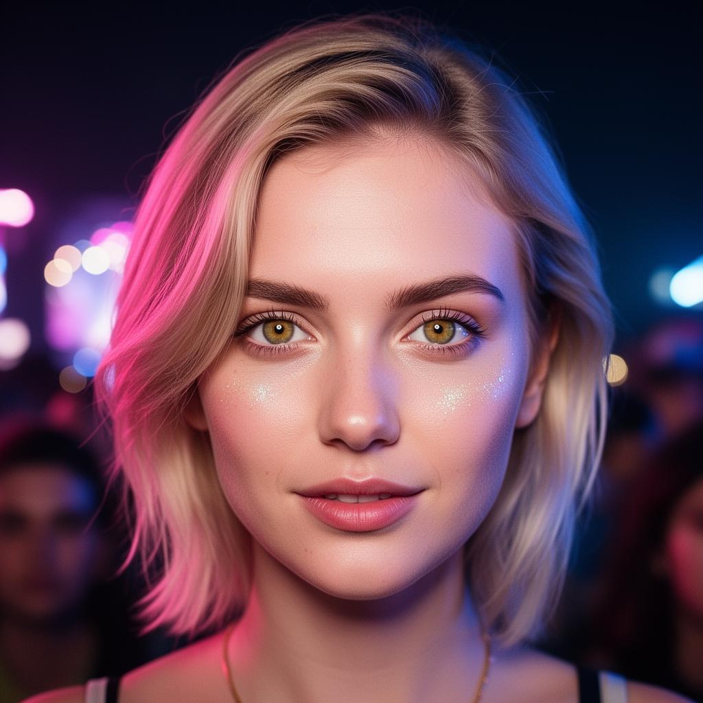 Fan portrait