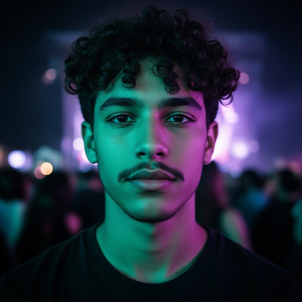 Fan portrait